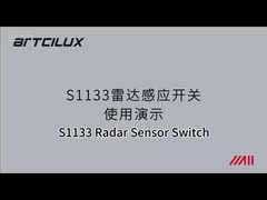 Radar-Sensor Klemmplatte Trennwand Induktion LED-Schalter Berührung Handwelle PIR Möbel Schrank