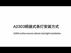 Oberflächenmontiertes Aluminiumprofil Kleiderschrank LED-Linienlicht A2303