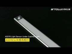 A3378 Wiederaufladbares Körpersensor Pendelleuchte, 200/400/520*40*12mm, DC12V, 4014-33LED, 1,25W, Ra>90