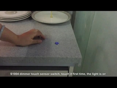 S1004 eingebetteter Dimmer-Touch-Sensor-Schalter, Kabellange von 1500 mm, DC12V, maximal 60 Watt, Split-Steuerung