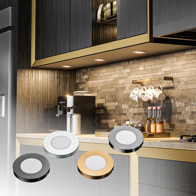 LED-Ultra-Dünne Puckleuchten Wechselbare Magnetdeckel eingebettet / Oberflächenmontiert