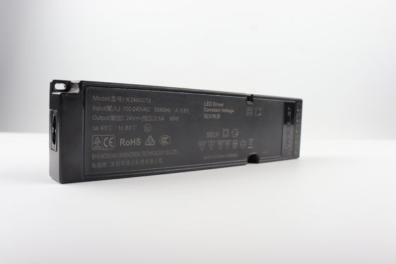 60W 24V Ultrafeine Konstante Spannung Stromversorgung LED-Treiber zum Wechseln