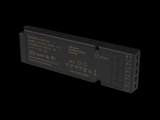 ETSC 36W-12V Ultra-Dünn-Konstante Spannung LED-Treiber für Timing & CCT-Tuning